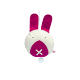 pink music rabbit