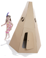 Tepee - Cardboard Playhouse