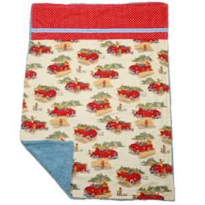 Fire Engine Blanket rosie and romeo