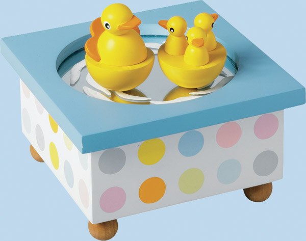Dancing Ducks Music Box by Trousselier
