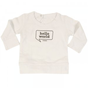 hello world sweatshirt by imps and elfs at little fashion gallery