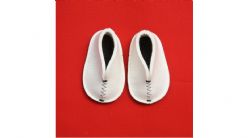 white pia wallen slippers at Cloudberry Living