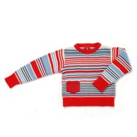 Swint Top - Blue Red and White Stripe