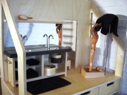 bathroom in Liliane Doll Villa from Tiny Dodo