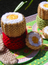 knitted egg and soldiers