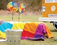 fleece patchwork blanket at urchin