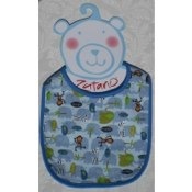Zutano Monkey Friends Bib