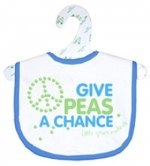 little green radicals 'give peas a chance' bib at fill your pants