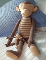 Linen Monkeys from Congo Jo