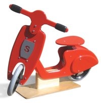 Vespa styled balance scooter