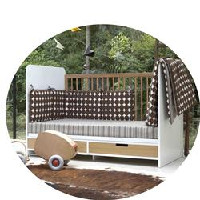 Dwell Studio Chocolate Dots Bed Linen Set