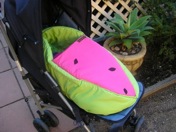 watermelon pram sleeping bag