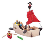 wooden prirate ship