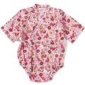 Lucky Wang Onesie Kimono Hot Pink Floral