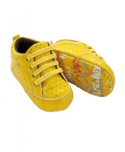 mamas and papas yellow trainers
