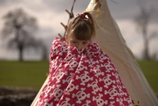 jolly rogers duvet set in red