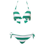 topshop maternity stripe bikini