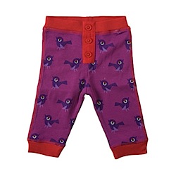ej sikke lej Purple Bird Print Leggings