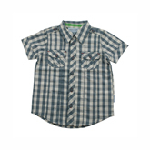Mini A Ture Oswald Checkered Short Sleeved Shirt