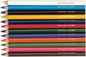 Named Chunky Triangular Colouring Pencils