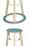 Turquoise Rinki Highchair by Seimi