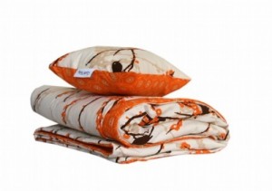 bird on a branch quilt & pillow set