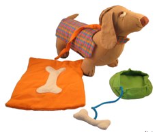 Traidcraft Dog Bag with Accessories