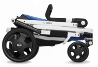 Brio 'Go' Travel System folded down on side profile