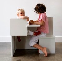 white child child chair