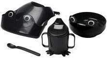 MATA 4-piece eating set MATA 4-piece eating set in black
