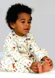 gossypium kids pjs in jungle print