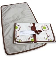olli and lime __ george baby changing mat in brown and lime.jpg