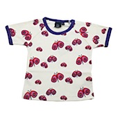 ej sikke lej Butterfly Cotton Microrib Short Sleeved T