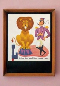 L is for a lion and his tamer