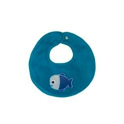 Blue Fish Bib by ej sikke lej