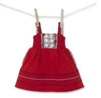 Girl's Molly 'n' Jack Red Broderie Dress