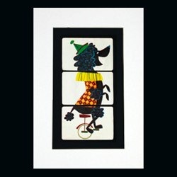 Set of 3 original American misfit cards from the early 1960s. 