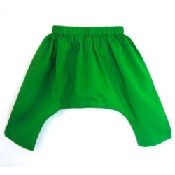 Moss Green Baba Sarouel Pants by RosieGoa