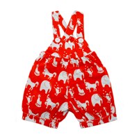 Plastisock Red Circus Woven Cotton Brace Shorts