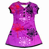 Mala Olefine purple party dress 