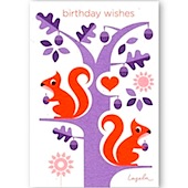 Red Squirrel Birthday Wishes