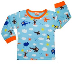Helicopter Long Sleeve Tee by Snoffs