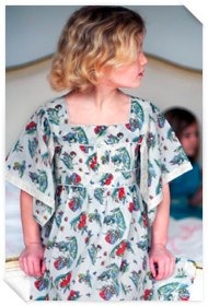 Toadstool Fairy Cotton Voile Dress by Their Nibs TOADSTOOL FAIRY COTTON VOILE DRESS 