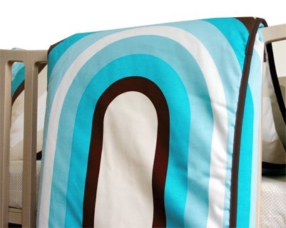 olli & lime blue egg quilt