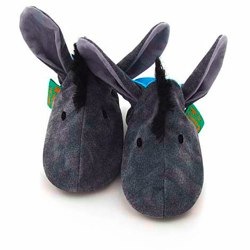 Donkey slippers by funky feet fashions