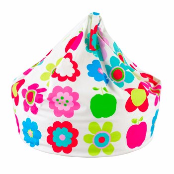  Bright Flowers Beanbag by Aspace