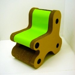 Splat Recycled Cardboard Child's Chair