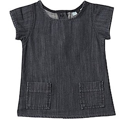 topshop Mini Denim Tunic Dress 