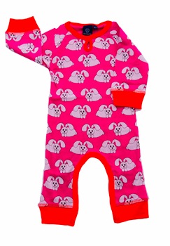 ej sikke lej Pink Rabbit Cotton All in One