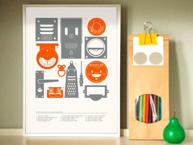 Happiness Print by present and correct